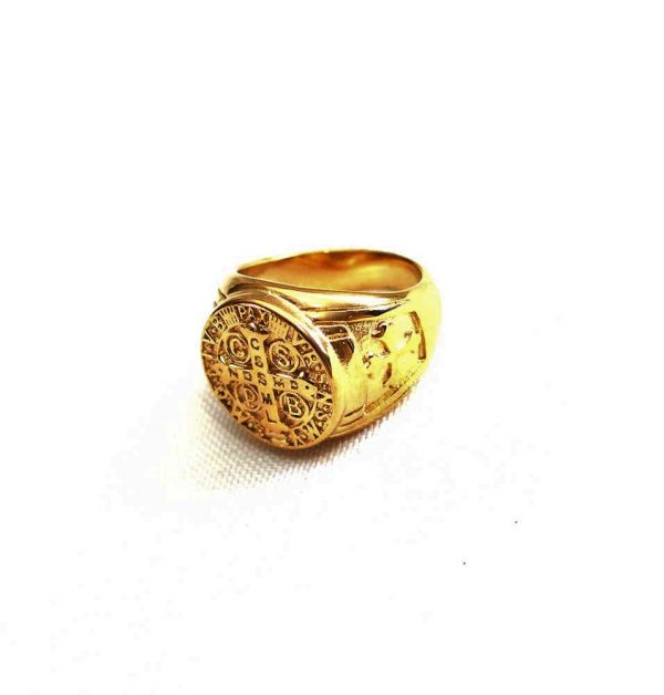 Gold Cross Insignia Ring