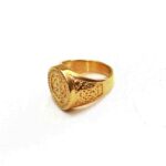 Emperor 4k Gold Anchor Ring