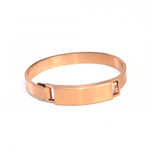 4K Rose Gold ID Bracelet 