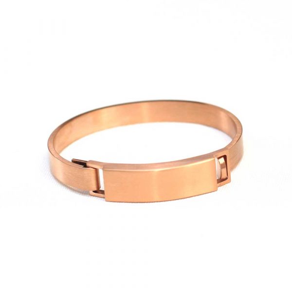 4K Rose Gold ID Bracelet 