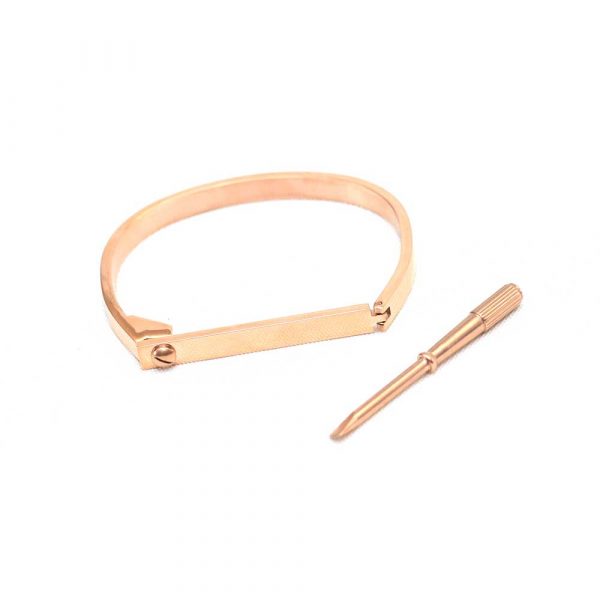 4K Rose Gold Cuff Bracelet  - Image 3