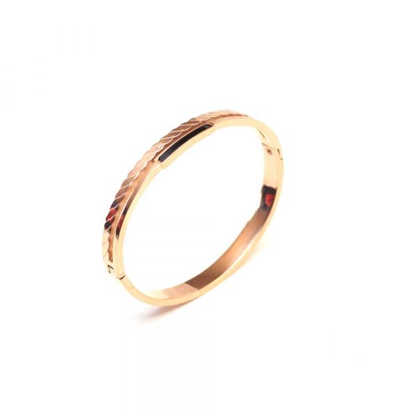 Rose Gold Prestige Clamp Bracelet - Image 2
