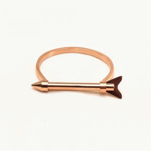 Rose Gold Arrow Cuff Bracelet