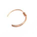 Rose Gold Caramel Knot Bracelet