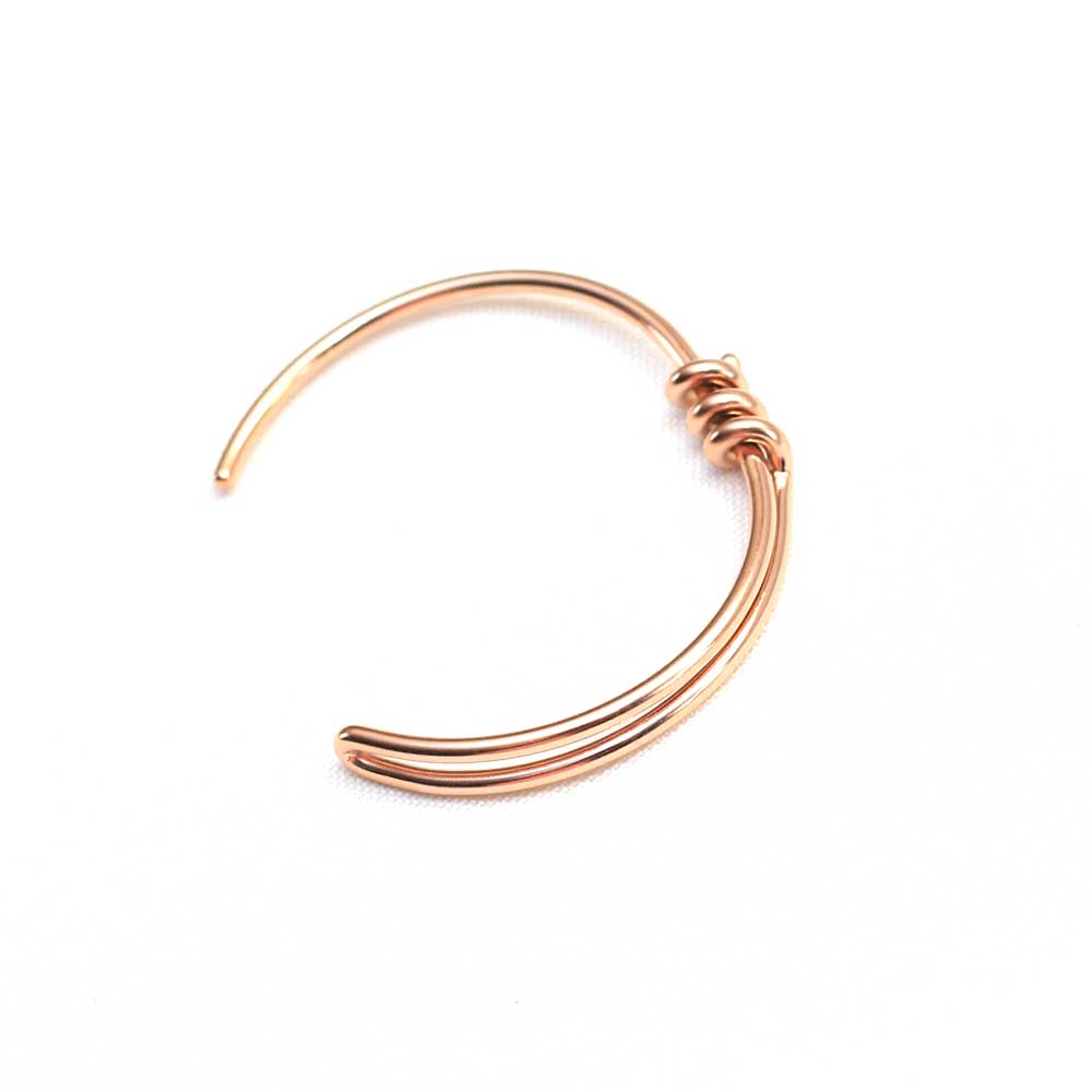 Rose Gold Caramel Knot Bracelet