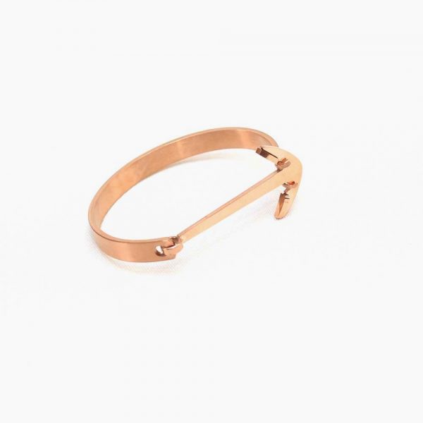 Rose Gold Anchor Design Bracelet - Image 2