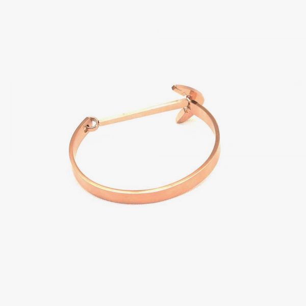 Rose Gold Anchor Design Bracelet - Image 4