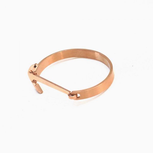 Rose Gold Anchor Design Bracelet - Image 3