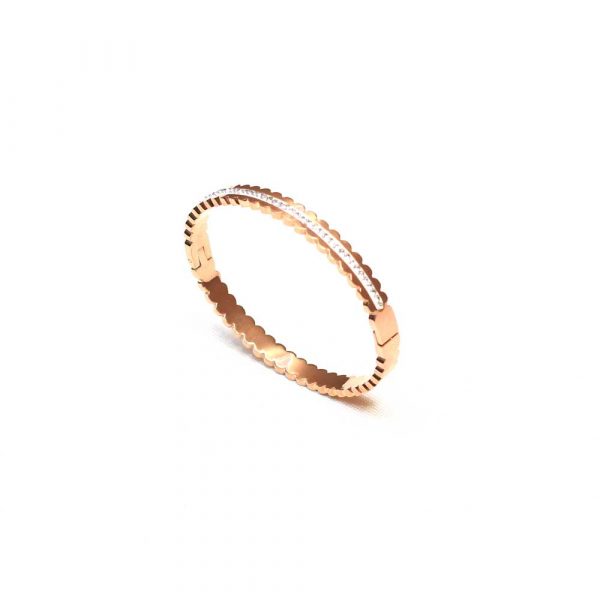 4k Rose Gold Multi-Stone Bijou Bracelet - Image 4