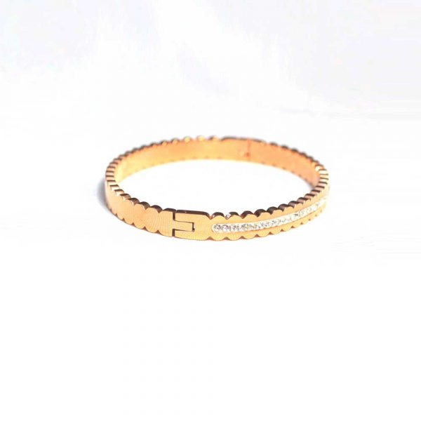 4k Rose Gold Multi-Stone Bijou Bracelet - Image 2