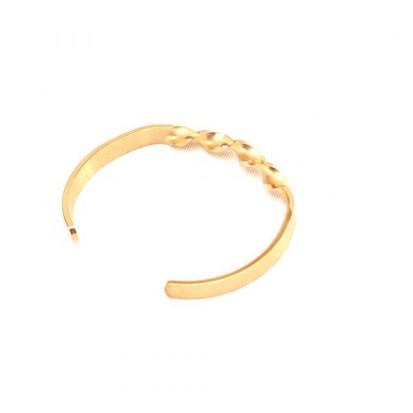 Gold Half Twist Bracelet - Image 3