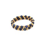 Twin Blue/Gold Beaded Bracelet (Copy)