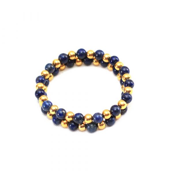 Twin Blue/Gold Beaded Bracelet (Copy) - Image 2
