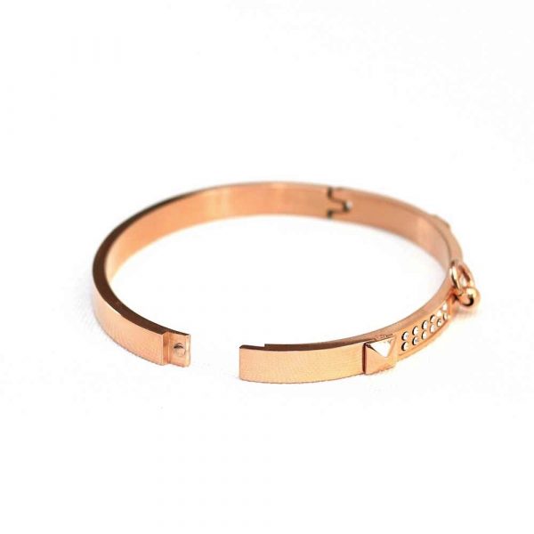 Rose Gold Stud Gem Bracelet - Image 2