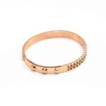 Rose Gold Stud Fashion Bracelet