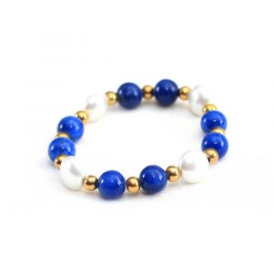 Blue Pearl Beaded Bracelet (Copy)
