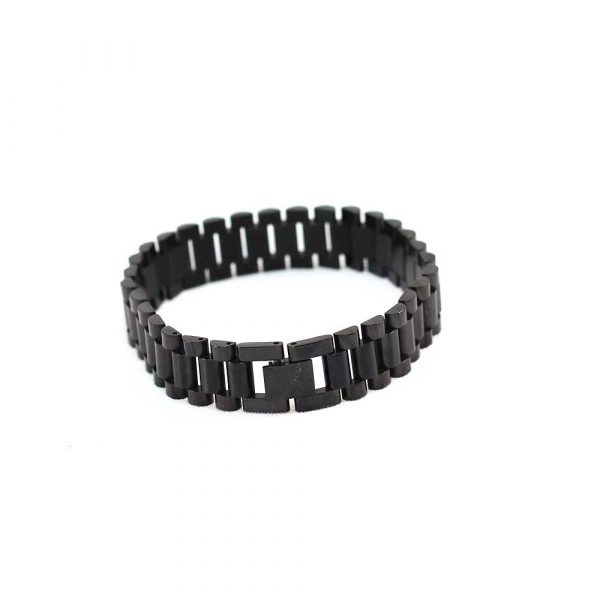 Black Link Fashion Bracelet