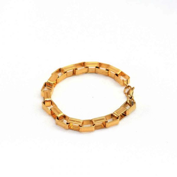 Gold Multi Link Bracelet - Image 2