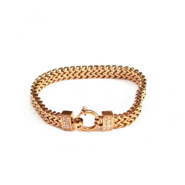 Explorer Rose Gold Mesh Bracelet - Image 2
