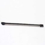 Silver And Black Link Fashion Bracelet