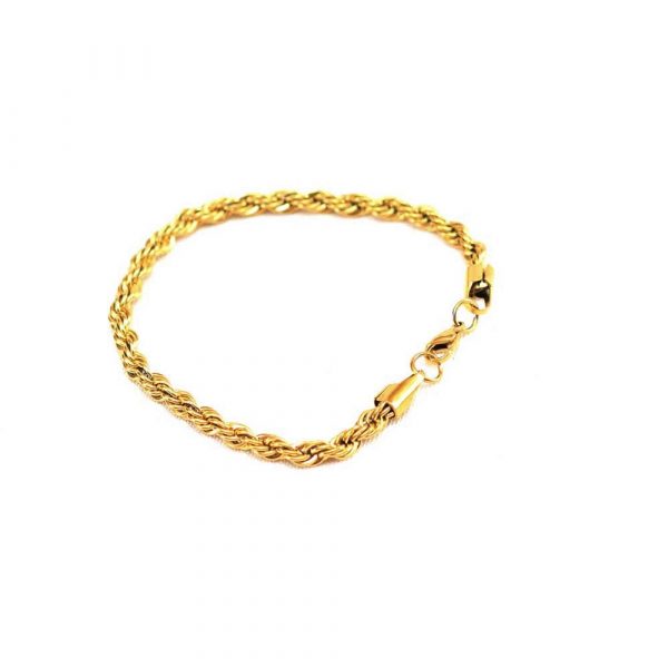 Gold Swirl Fashion Bracelet