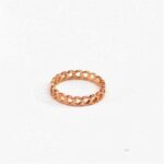 Athena Rose Gold Brave Heart Ring 