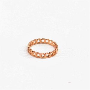 Athena Rose Gold Brave Heart Ring 