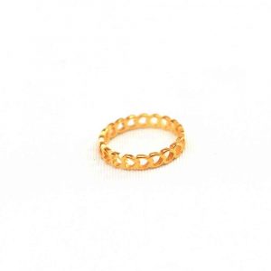 Athena Gold Brave Heart Ring 