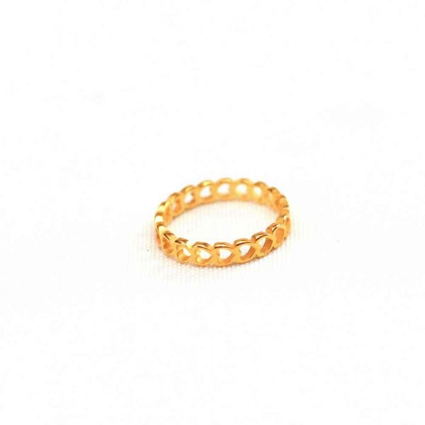 Athena Gold Brave Heart Ring 