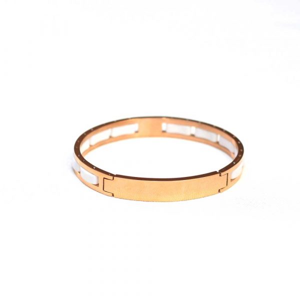4K Rose Gold And White Bracelet With Gem Stone - Image 2