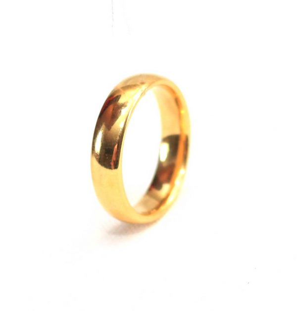 Odogwu 4K Gold 6mm Wedding Band - Image 2