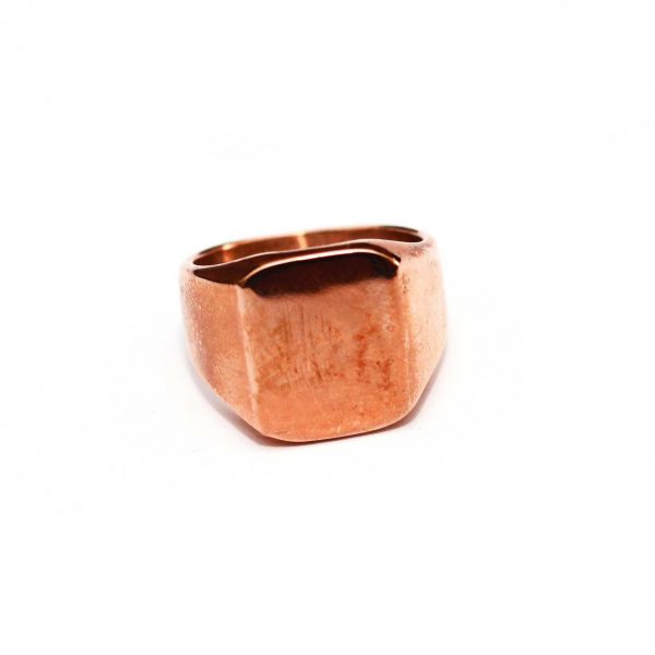 4K Rose Gold Flat Ring