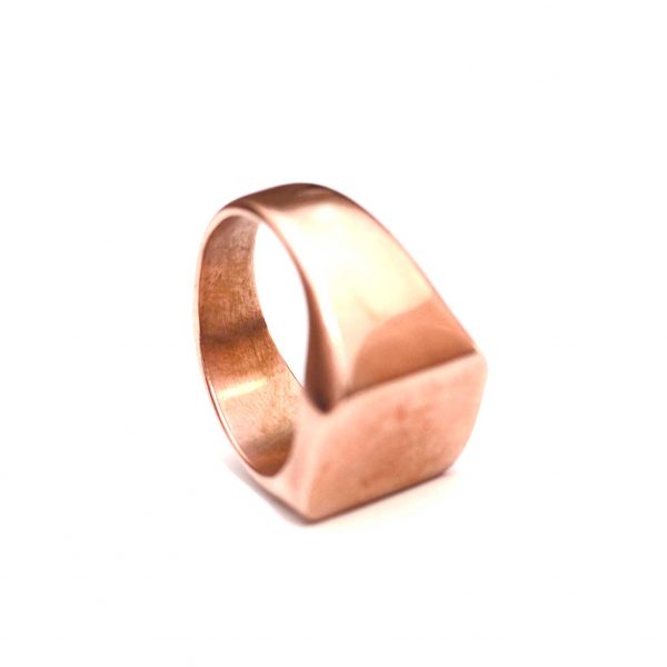 4K Rose Gold Flat Ring - Image 2