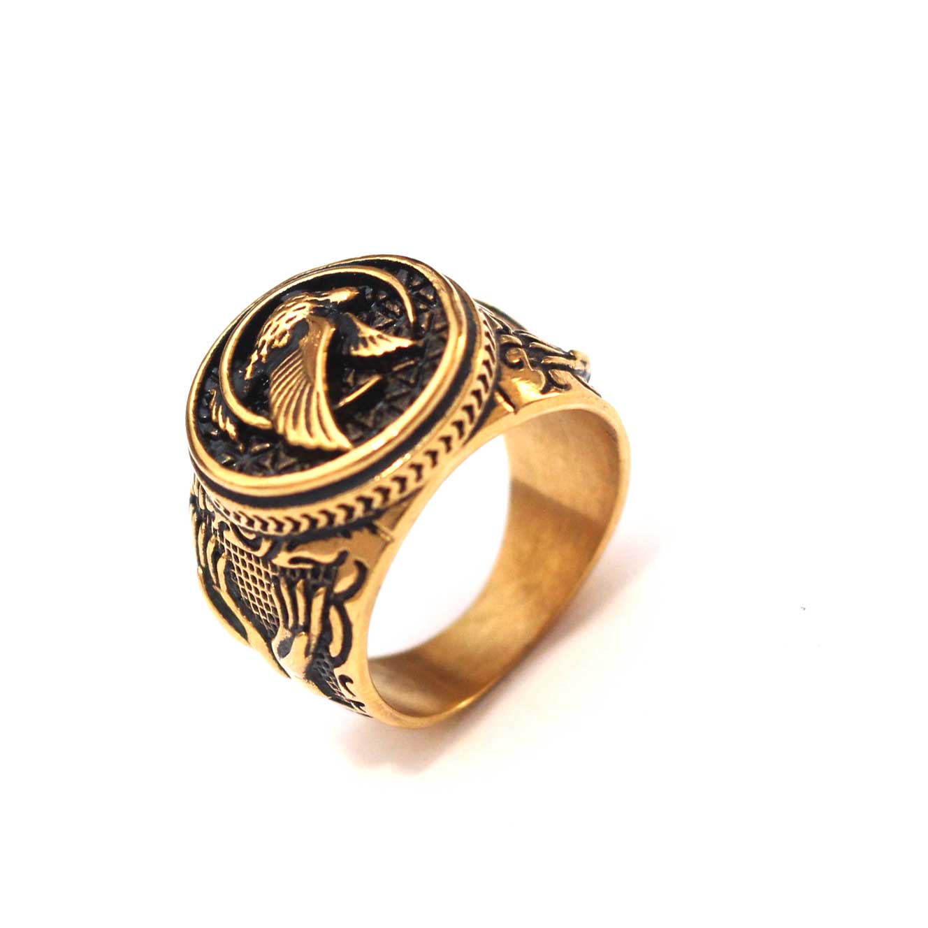 Dove Insignia 4K Gold Ring