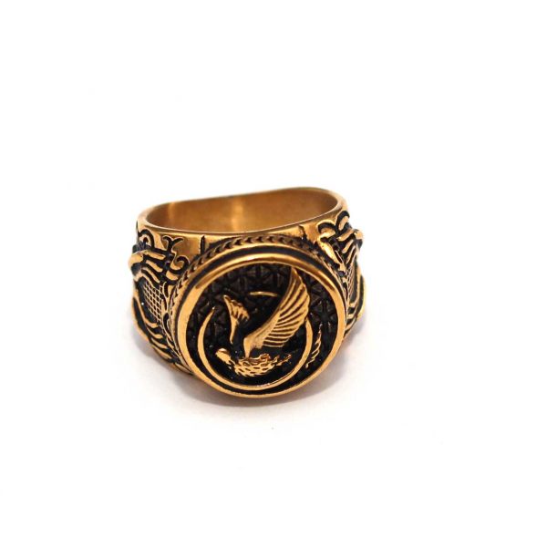 Dove Insignia 4K Gold Ring - Image 2