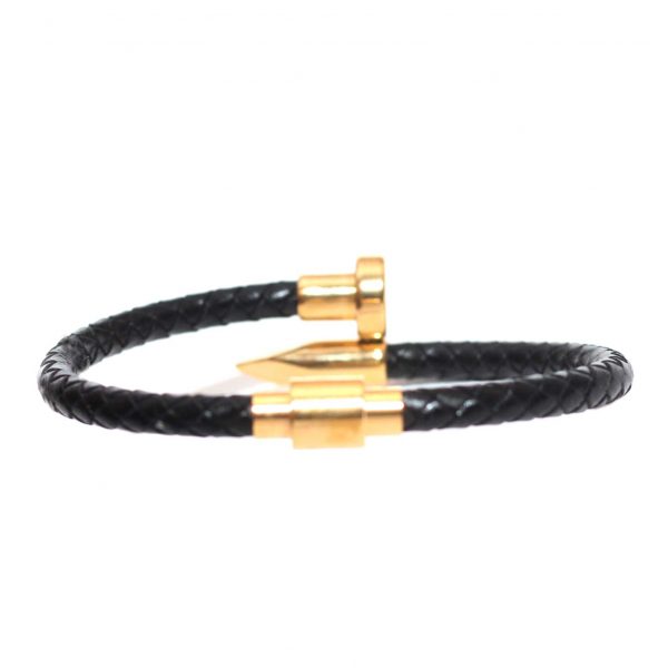 Black 4k Gold Bracelet - Image 2