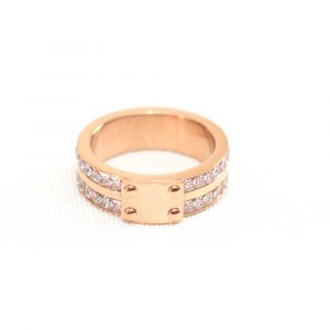 Aphrodite Rose Gold Crystal Ring