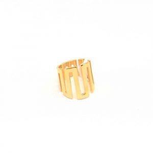 4K Gold Silhouette II Ring