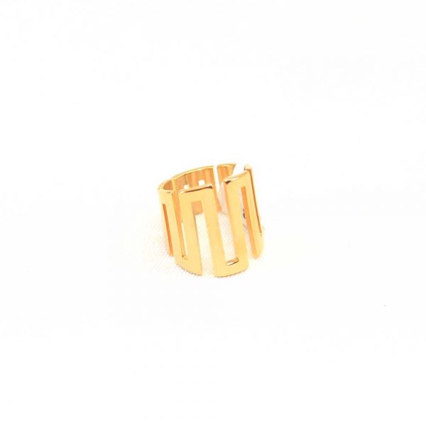 4K Gold Silhouette II Ring