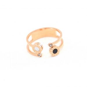 Double Gem Charm Ring