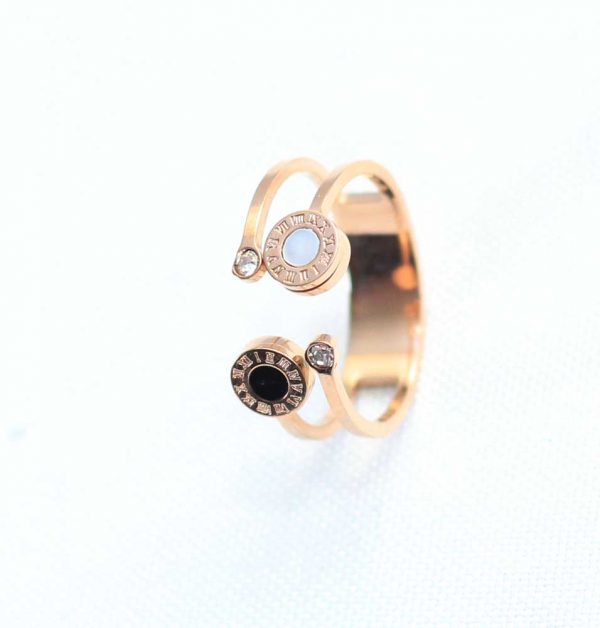 Double Gem Charm Ring - Image 2