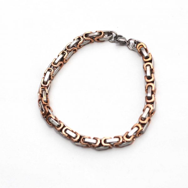 Rose Gold And Silver Link II Bracelet - Image 3