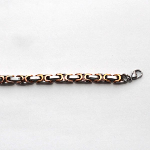 Rose Gold And Silver Link II Bracelet - Image 2