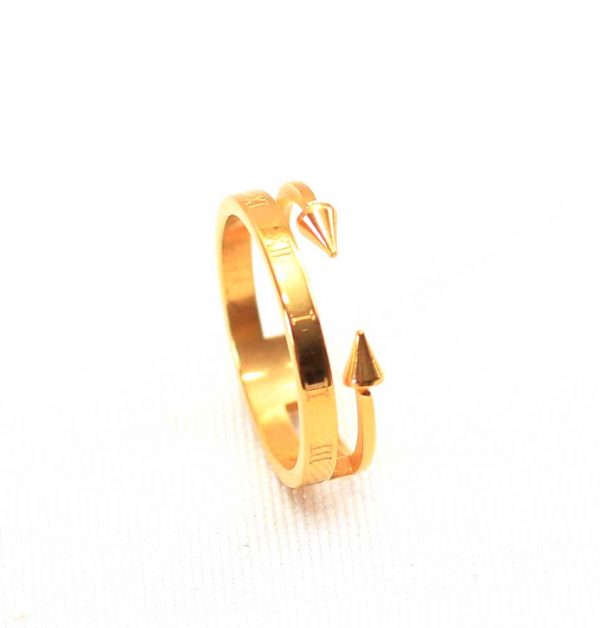 Gold Double Band Hera Ring - Image 3