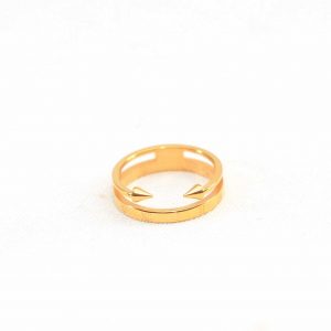 Gold Double Band Hera Ring