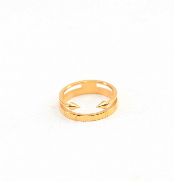 Gold Double Band Hera Ring