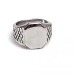 Stainless Steel Flat Top Ring
