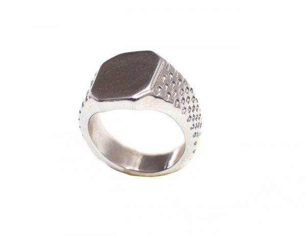 Stainless Steel Flat Top Ring - Image 2