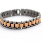 Prestige Silver & Rose Gold Bracelet