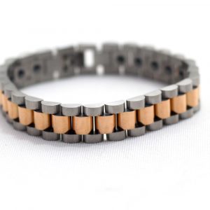 Prestige Silver & Rose Gold Bracelet